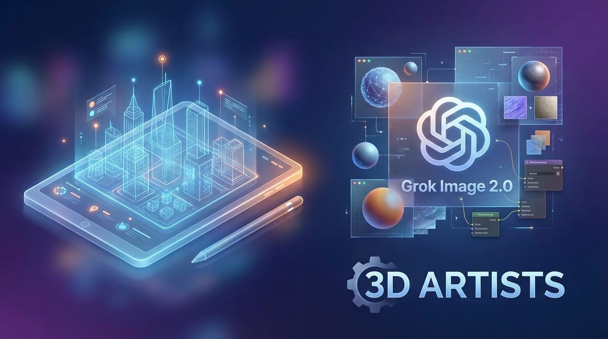 Is Grok Image 2.0 Suitable for 3D Artists?