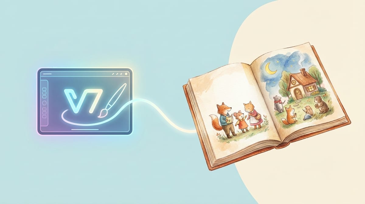 Is Midjourney V7 Suitable for Generating Picture Book Style Content?