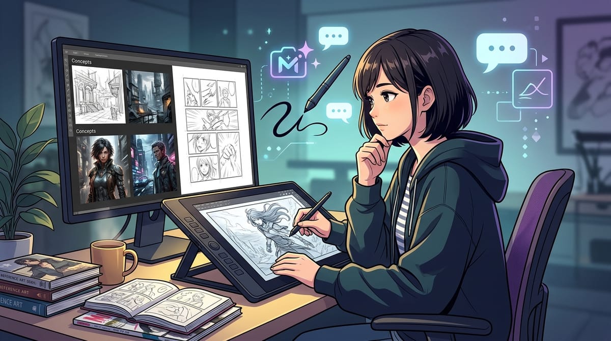 Is Midjourney V6 Suitable for a Manga Artist?