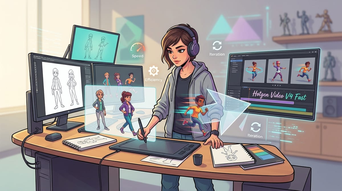 Is Hotgen Video V4 Fast Suitable for Character Designers?