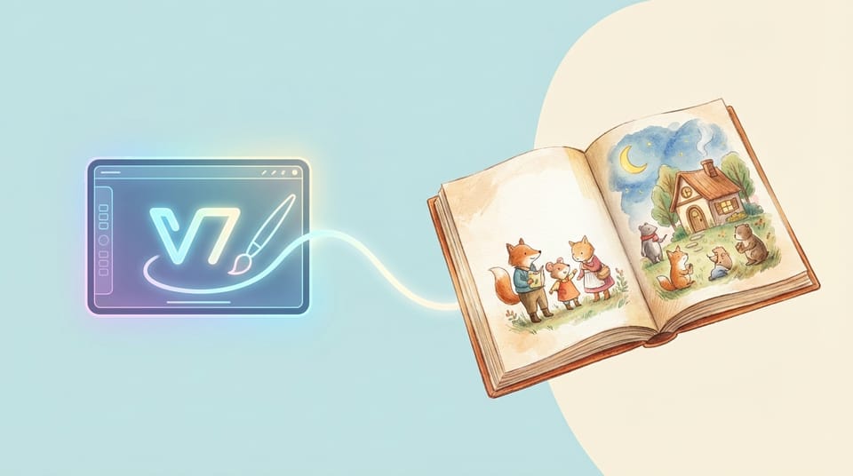 Is Midjourney V7 Suitable for Generating Picture Book Style Content?